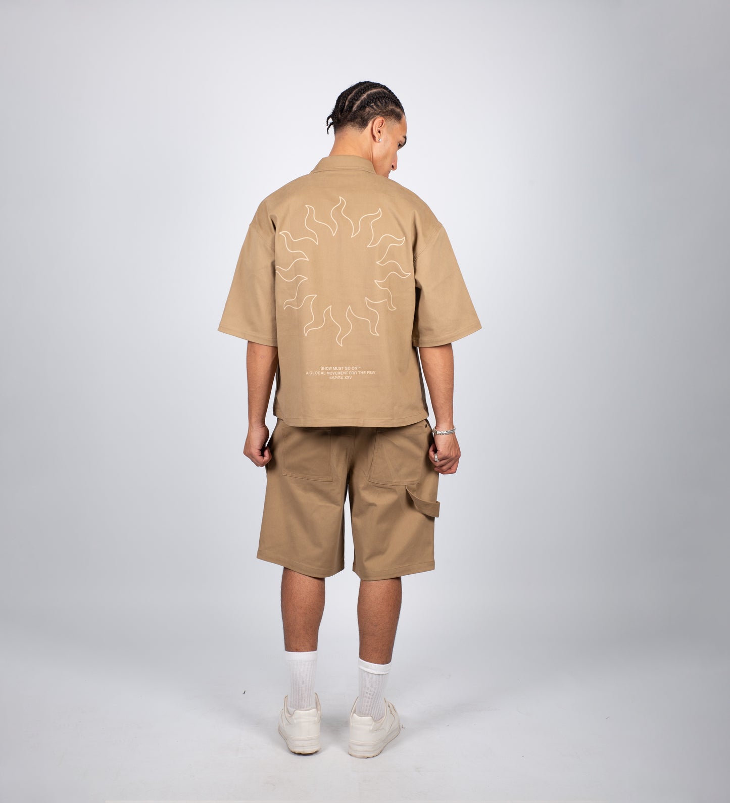 HOT SEASON HEAVYWEIGHT OVERSHIRT – Tobacco
