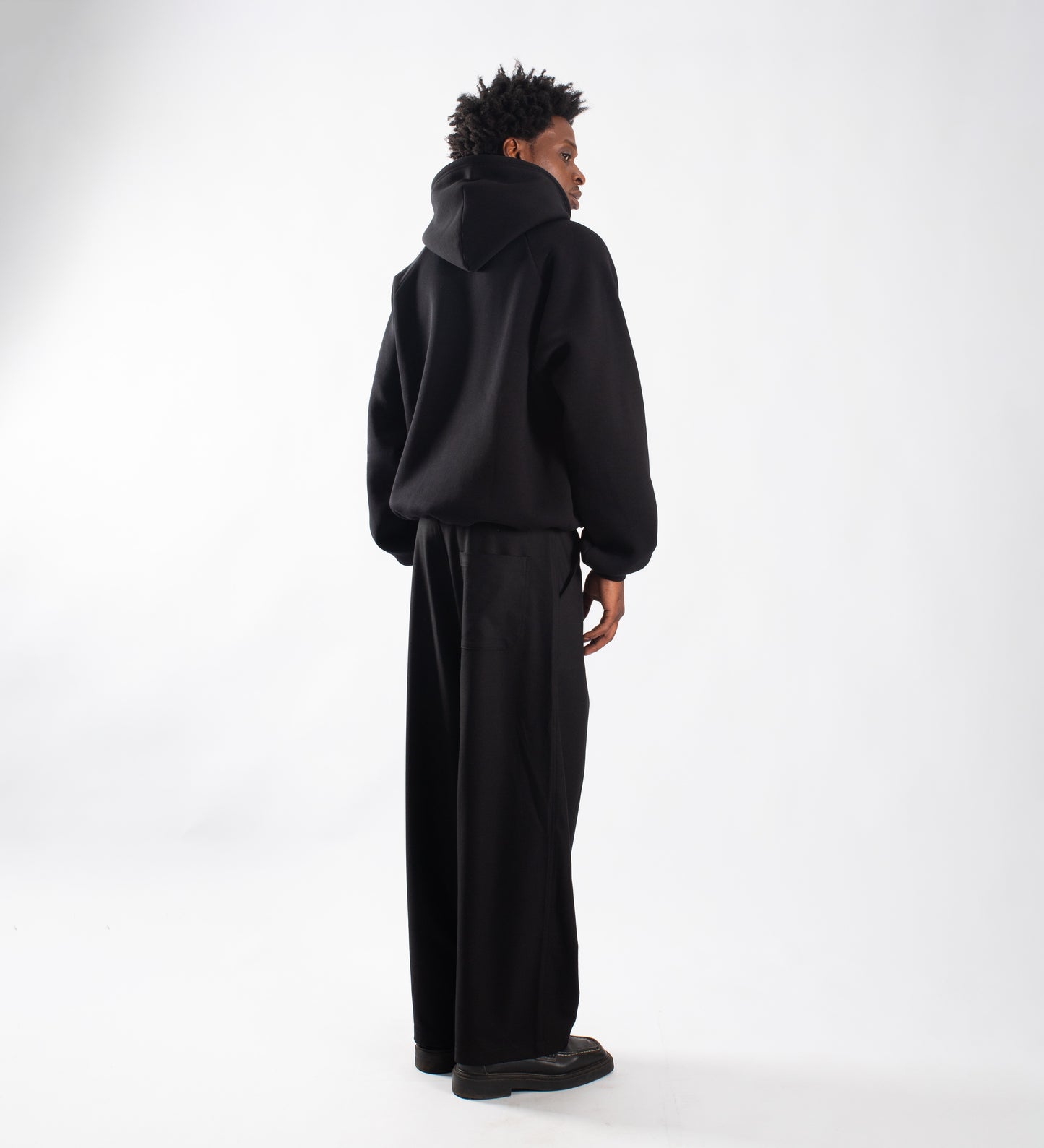 THE CRTV DEPT. BLOCK PANTS – Black