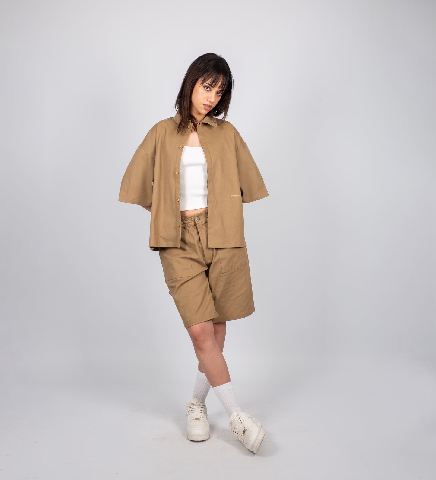 HOT SEASON HEAVYWEIGHT OVERSHIRT – Tobacco