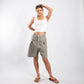 CRTV DEPT. PLEATED BERMUDA – Khaki