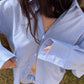 CRTV DEPT. STRIPED LONG SLEEVE POPLIN SHIRT
