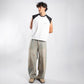 STRTN® RAGLAN TANK TOP – White/Washed Black