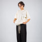 PLEATED BAGGY LINEN PANTS – Black