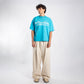 CRTV DEPT. CROPPED T-SHIRT – Turquoise