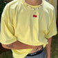 CRTV DEPT. CHERRIES T-SHIRT – Soft Lemon