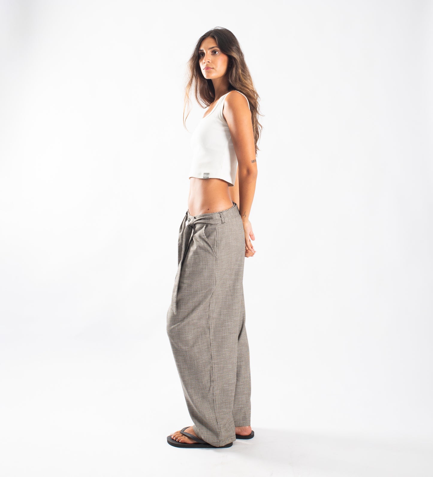 THE CRTV DEPT. BLOCK PANTS – Houndstooth