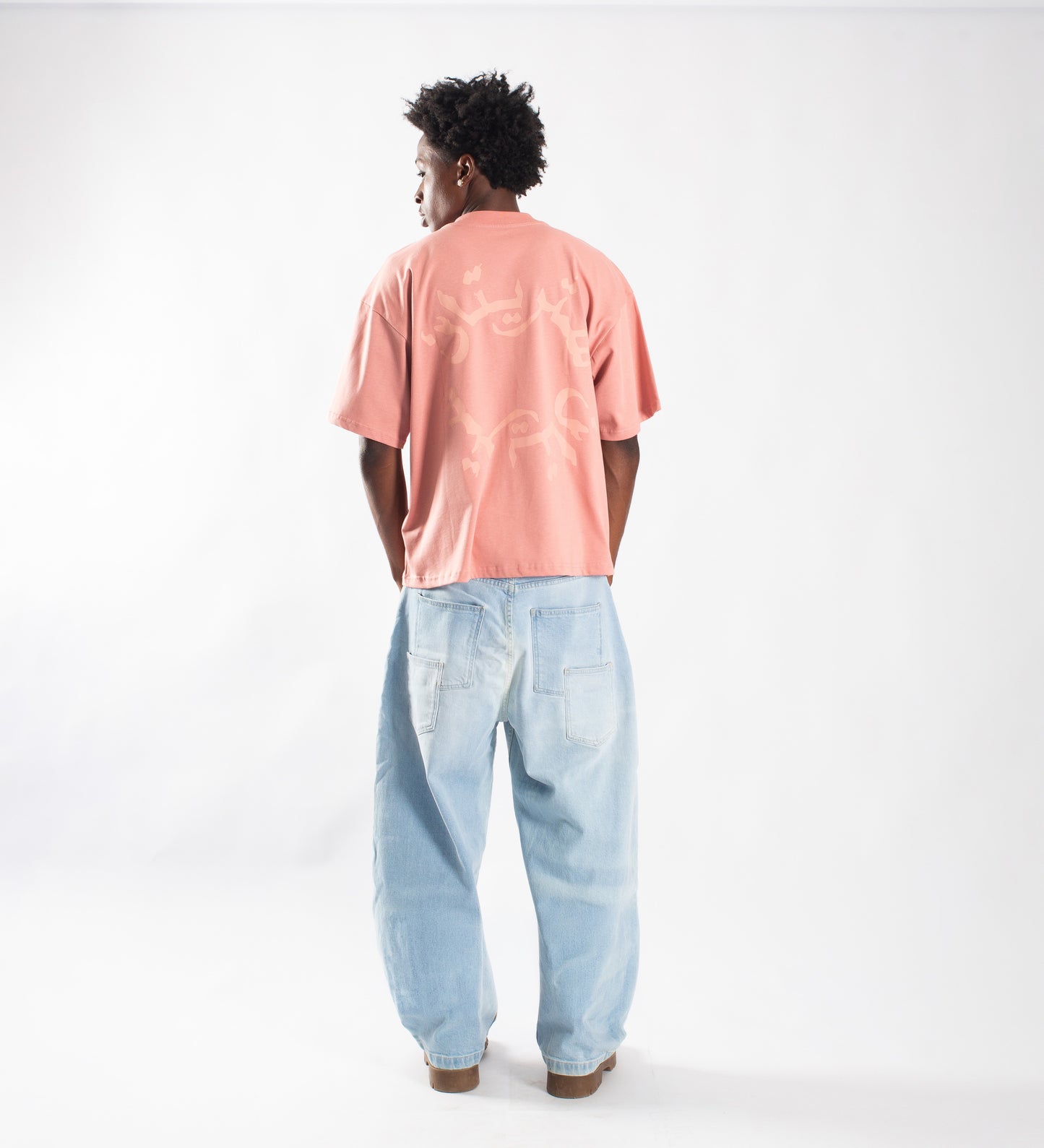 DESERT SAINTS HEAVYWEIGHT T-SHIRT – Coral Pink