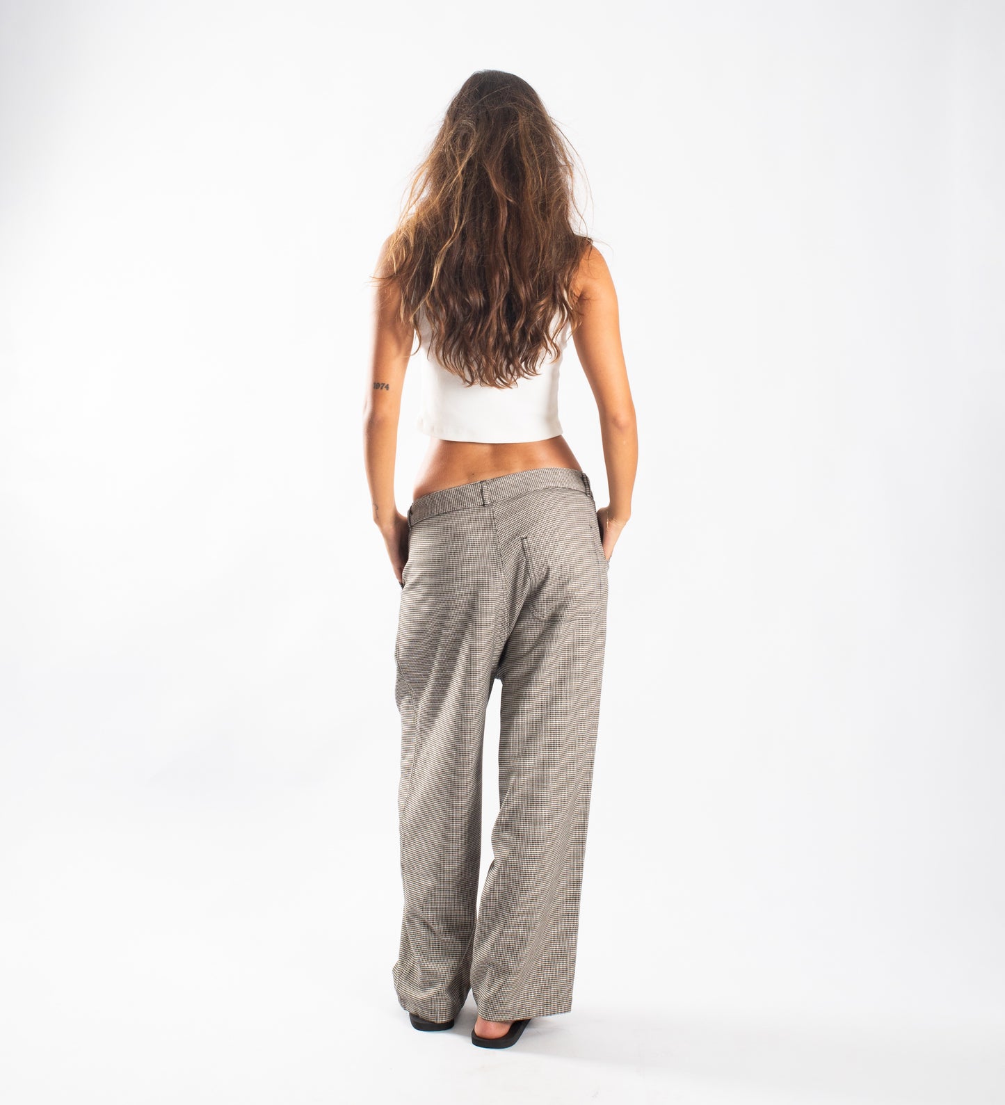 THE CRTV DEPT. BLOCK PANTS – Houndstooth