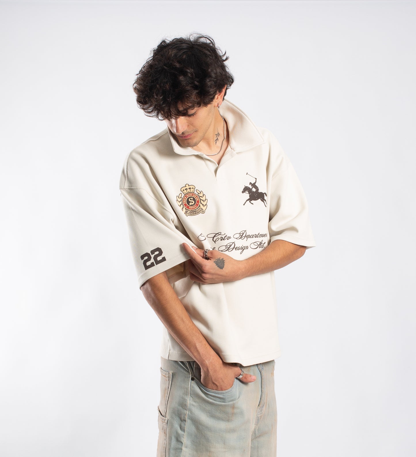 STRTN® HAMPTONS POLO – Cream