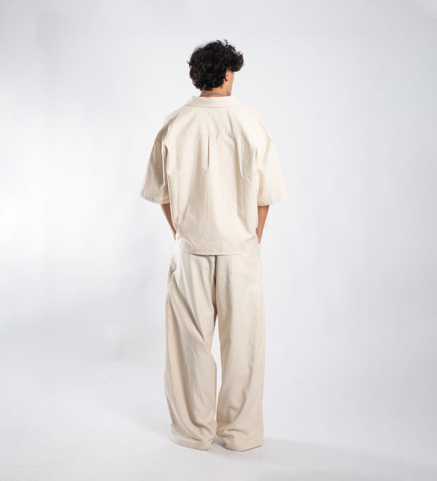 CRTV DEPT. LINEN SHIRT II – Cream
