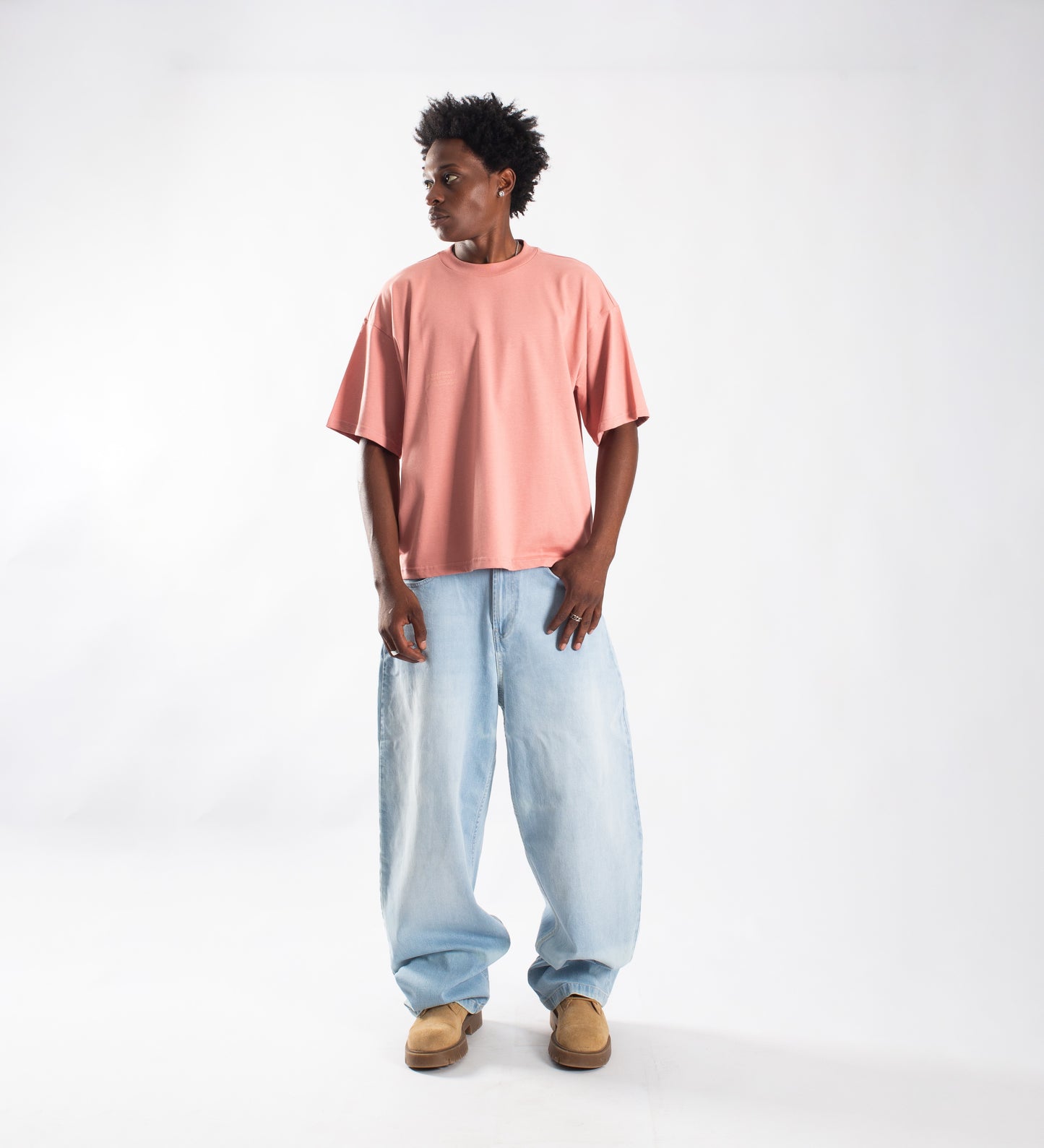 DESERT SAINTS HEAVYWEIGHT T-SHIRT – Coral Pink