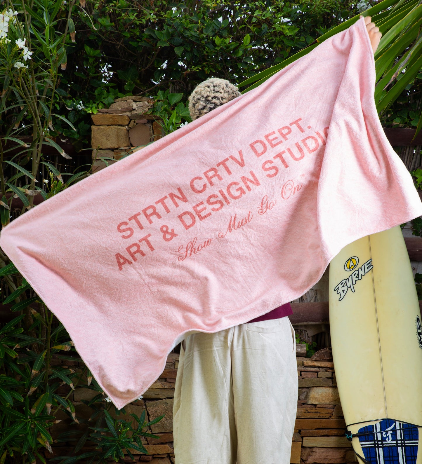CRTV DEPT. BEACH TOWEL – Red Salt