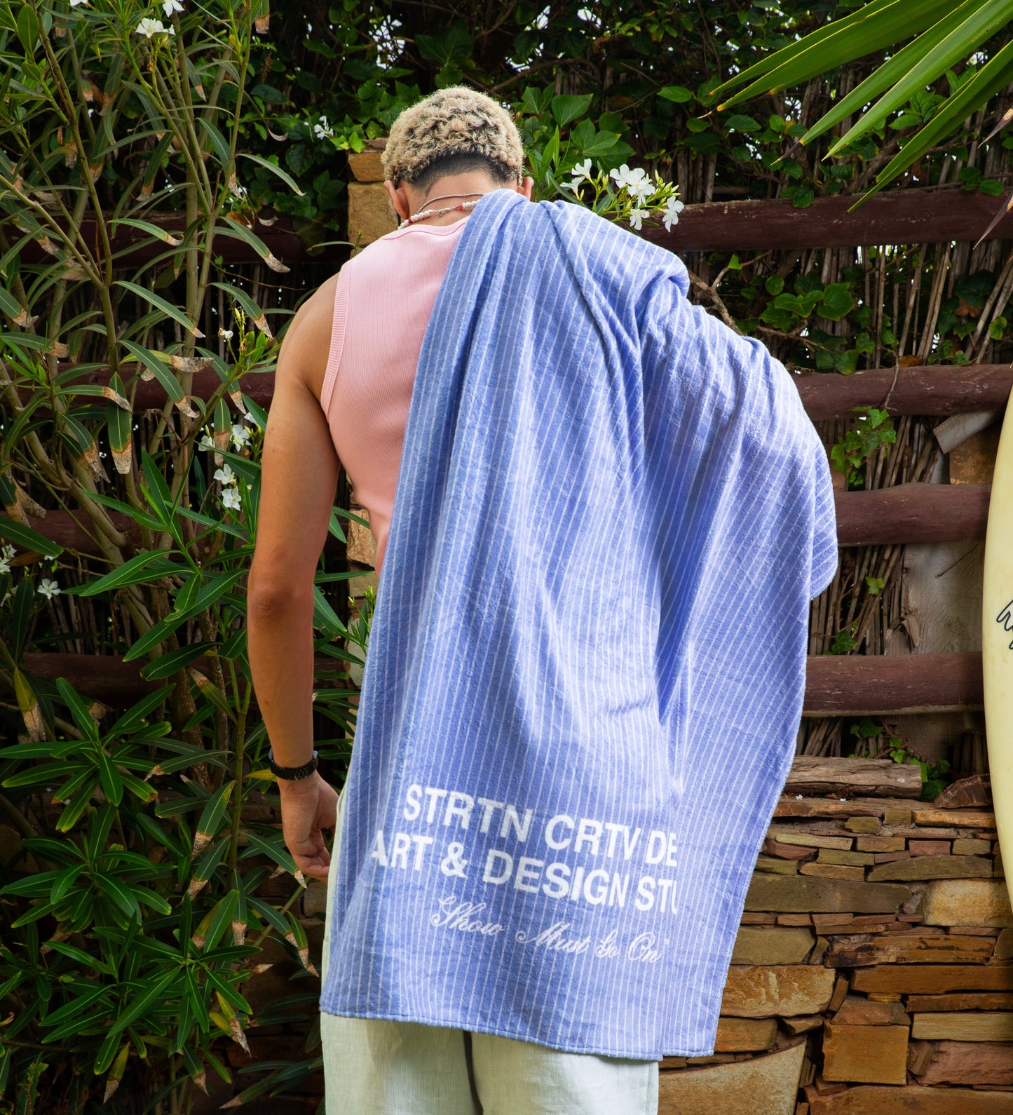 CRTV DEPT. BEACH TOWEL – Azure Daze