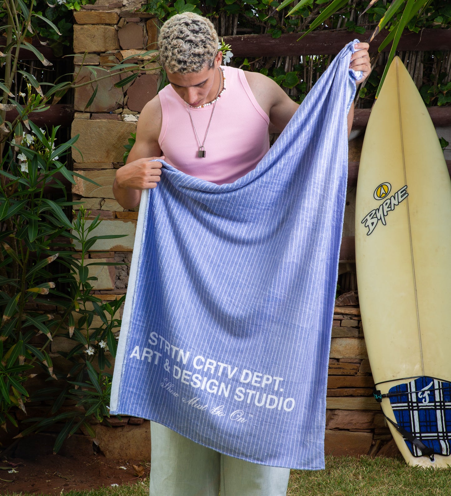 CRTV DEPT. BEACH TOWEL – Azure Daze