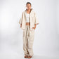 CRTV DEPT. PLEATED LINEN PANTS II – Cream