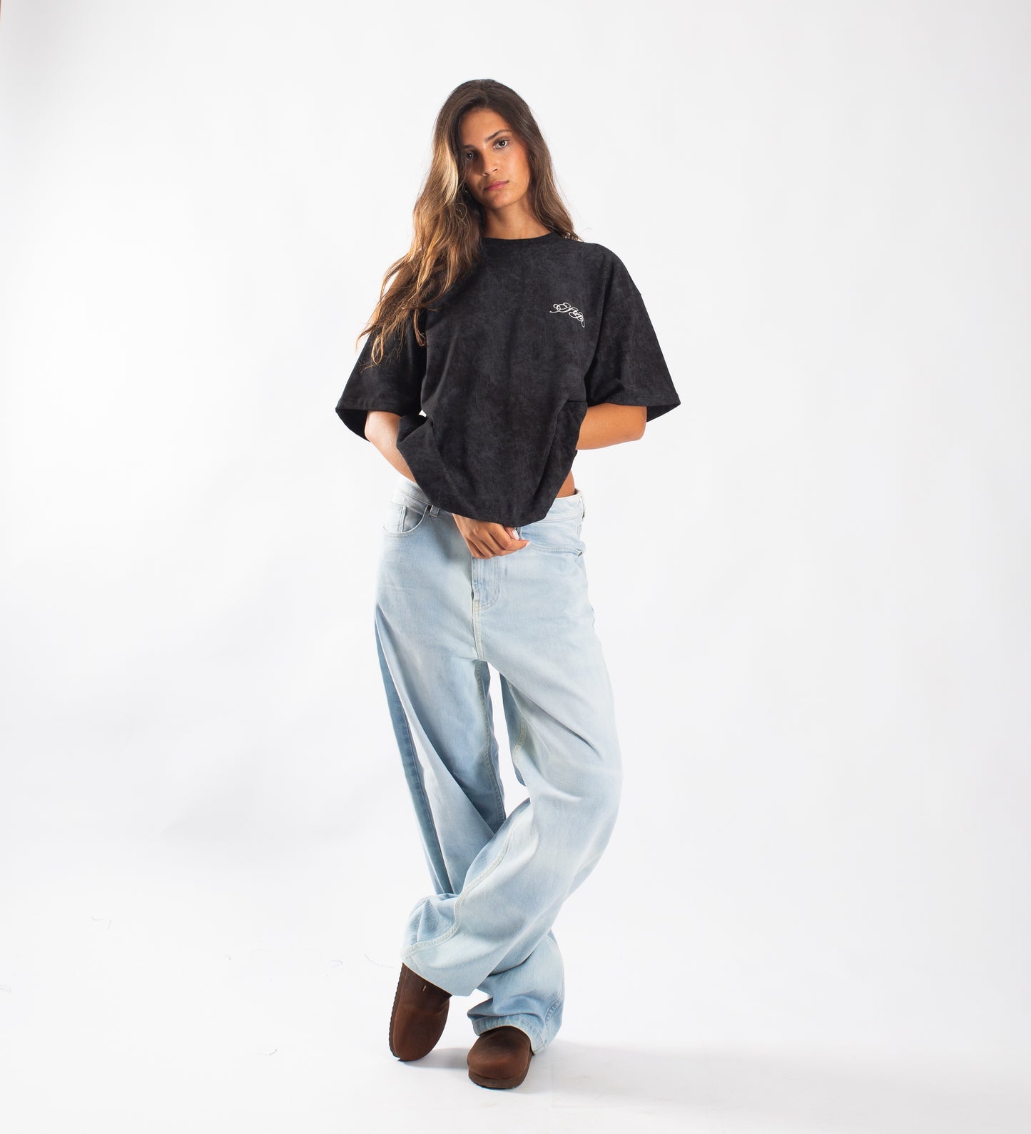 CRTV DEPT. SIGNATURE T-SHIRT – Washed Black