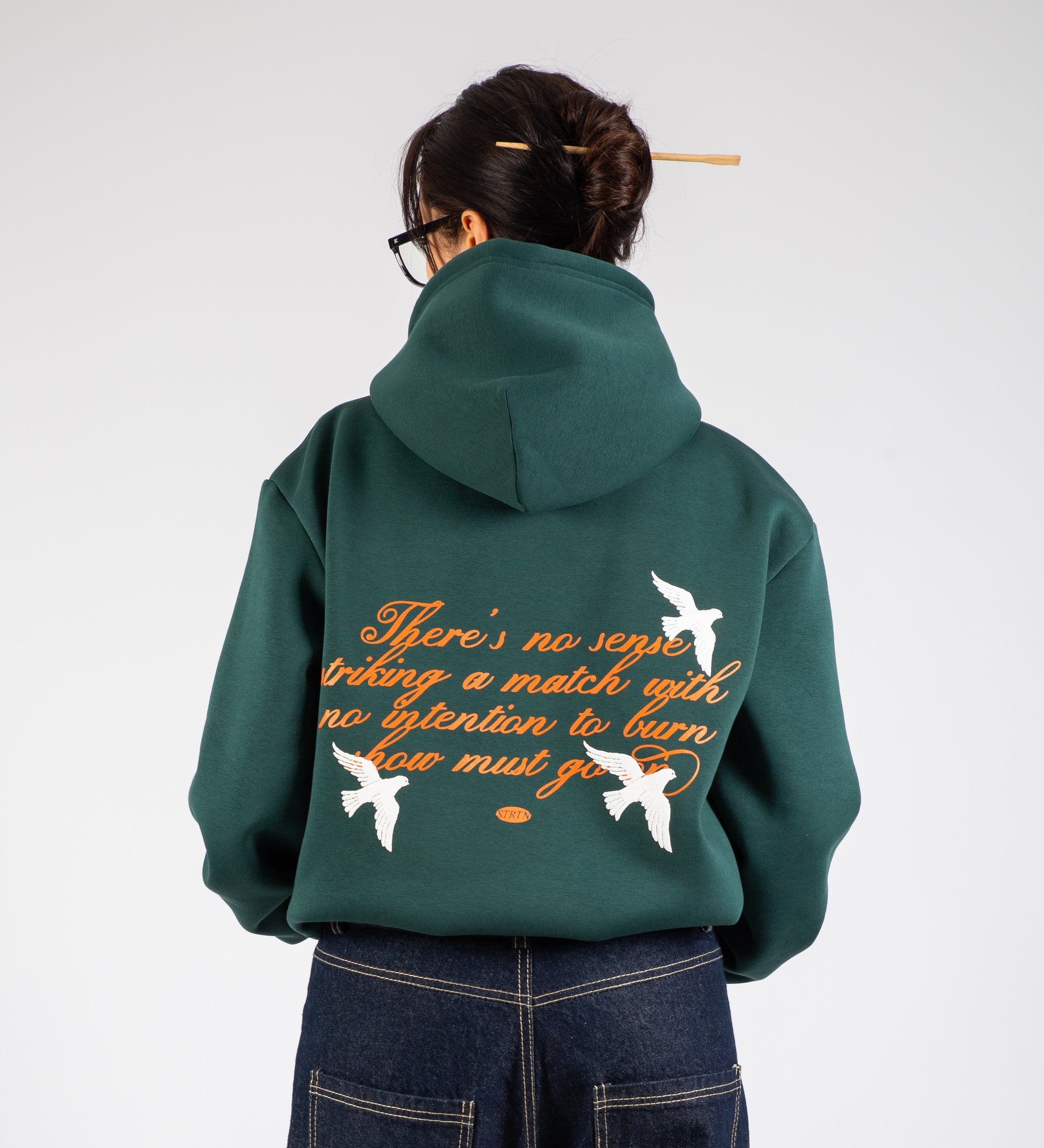 IGNITE HOODIE – Petrol Green – STREETAN® - Main Image