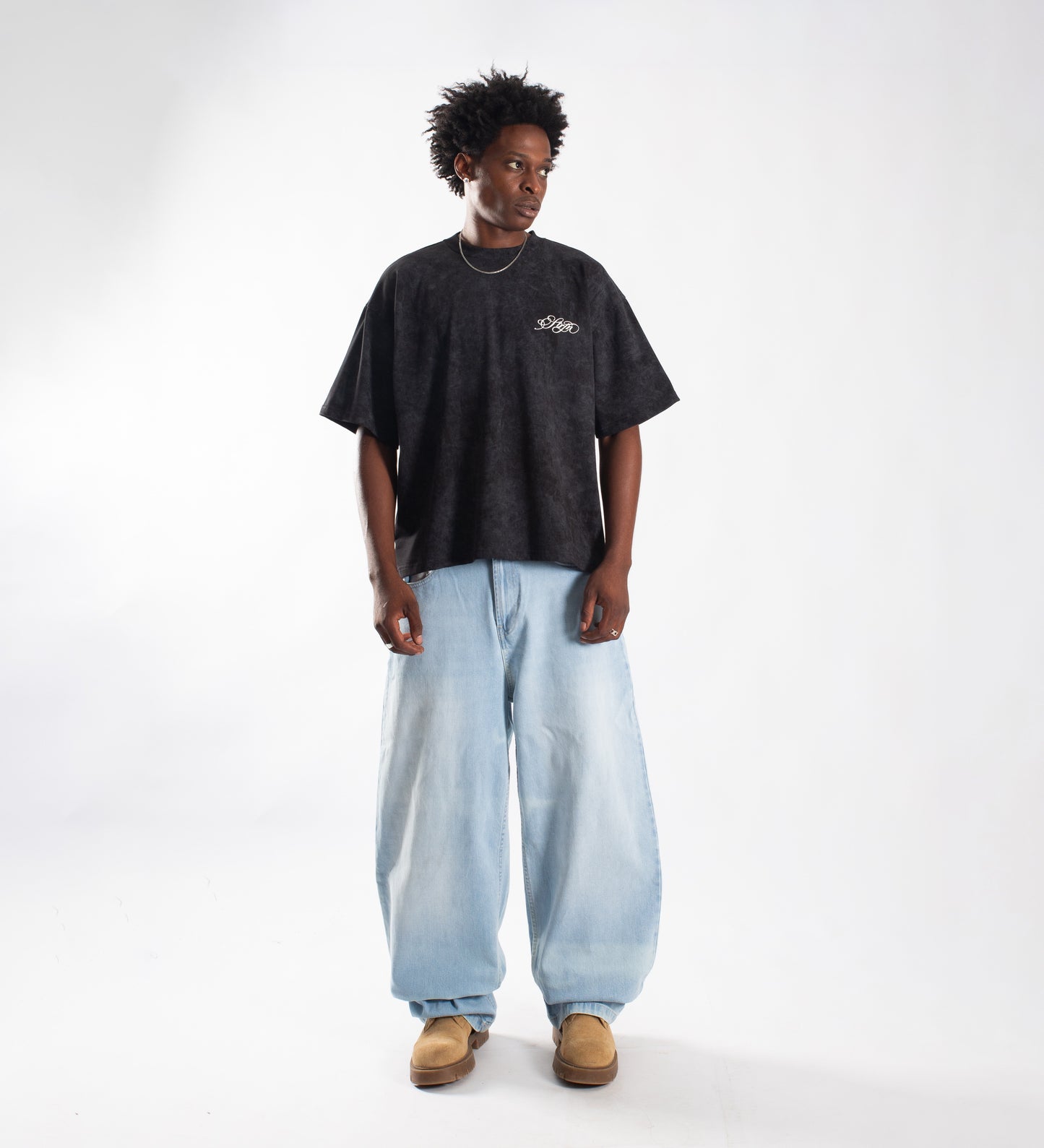 CRTV DEPT. SIGNATURE T-SHIRT – Washed Black