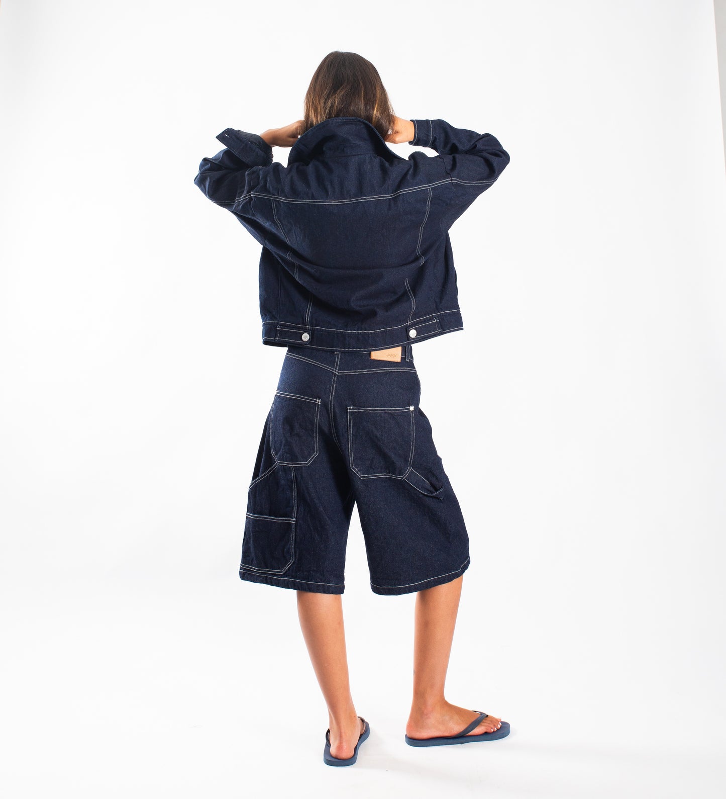 STRTN® CRTV DEPT DENIM JORTS V.II – Raw Blue
