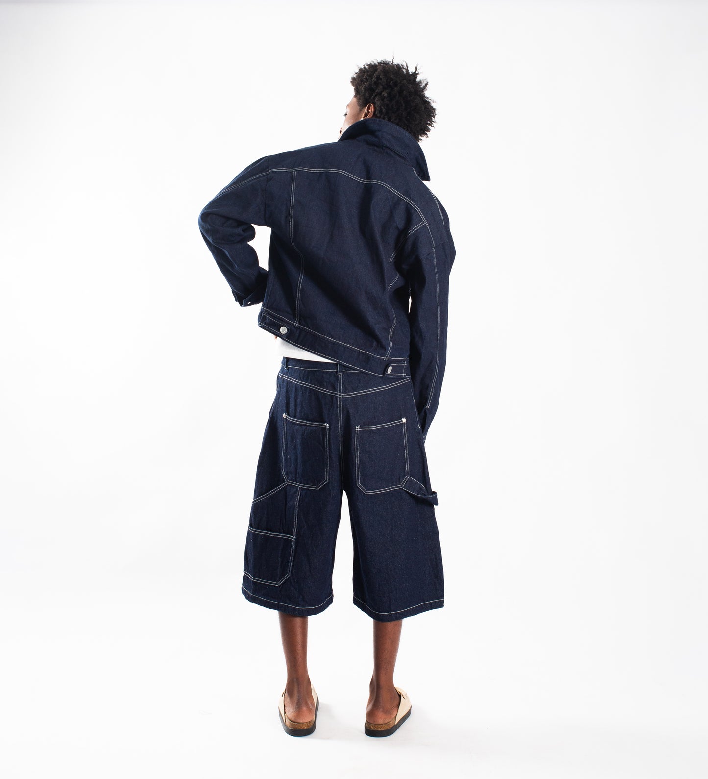 STRTN® CRTV DEPT DENIM JORTS V.II – Raw Blue