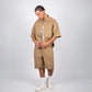 HOT SEASON HEAVYWEIGHT OVERSHIRT – Tobacco