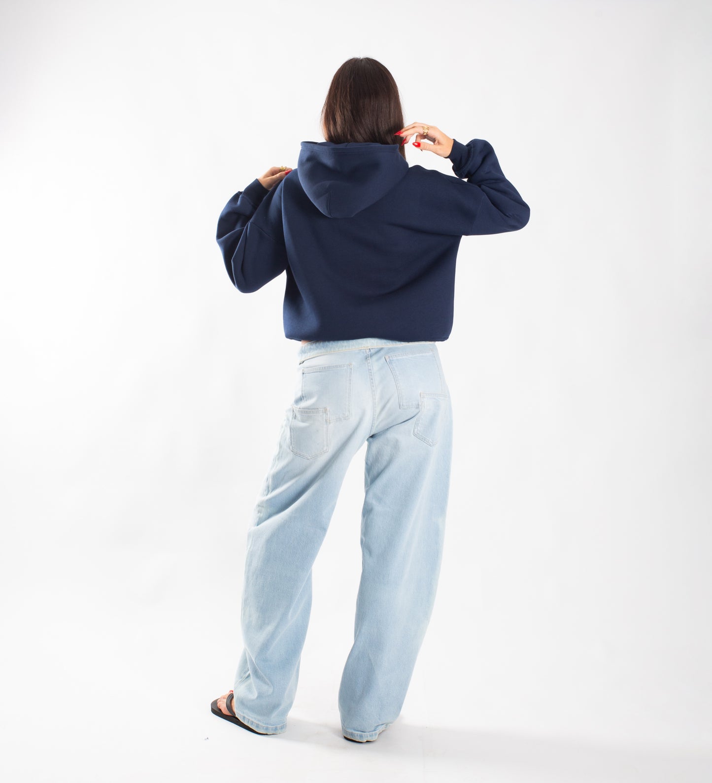 CRTV DEPT. RIVET HOODIE – Midnight Blue
