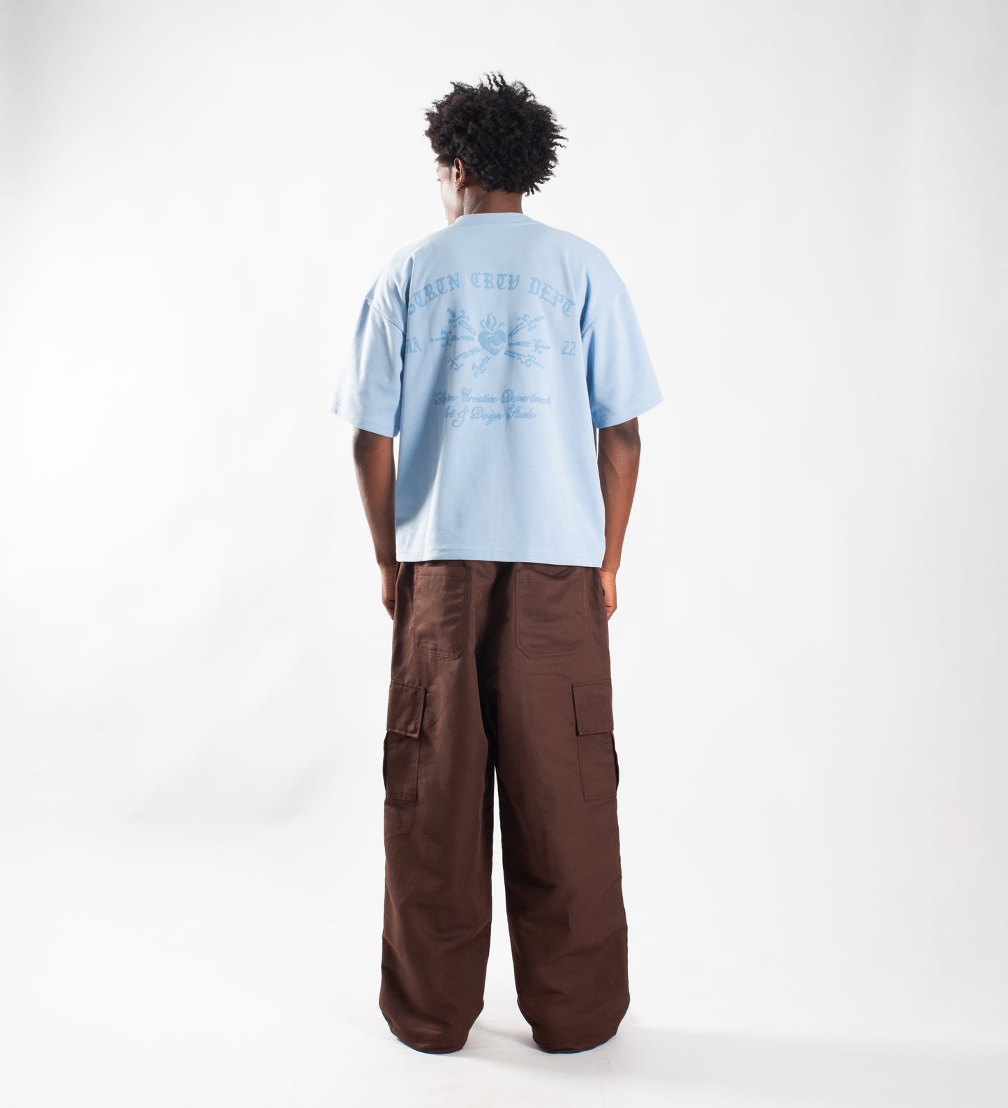 SACRED HEART HEAVYWEIGHT T-SHIRT – Baby Blue