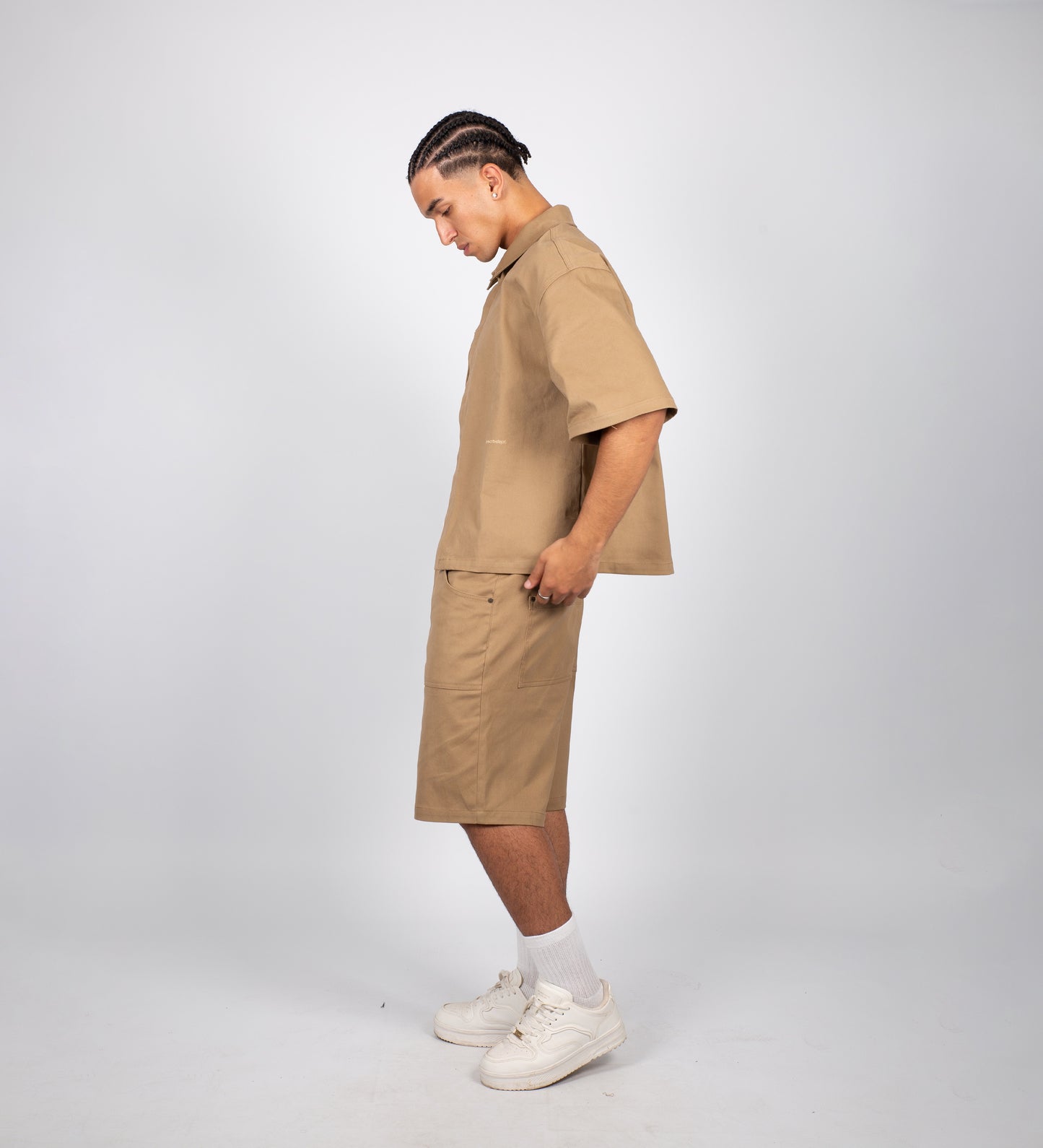 HOT SEASON HEAVYWEIGHT OVERSHIRT – Tobacco
