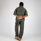 PLEATED BAGGY LINEN PANTS – Khaki