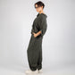 PLEATED BAGGY LINEN PANTS – Khaki