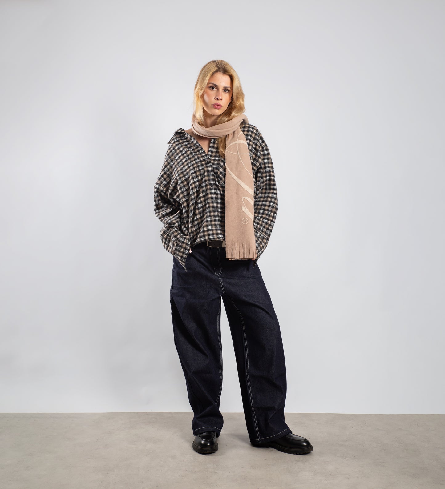 WOMEN'S FLANNEL SHIRT V.II (Upcycled Fabric)