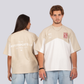 ON DUTY HEAVYWEIGHT BOXY T-SHIRT – Cream/White