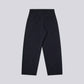 PINSTRIPE PLEATED TROUSERS – Black