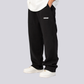 ATHLEISURE TRACK PANTS – Black