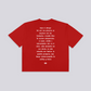 DESEO BOXY T-SHIRT – Red