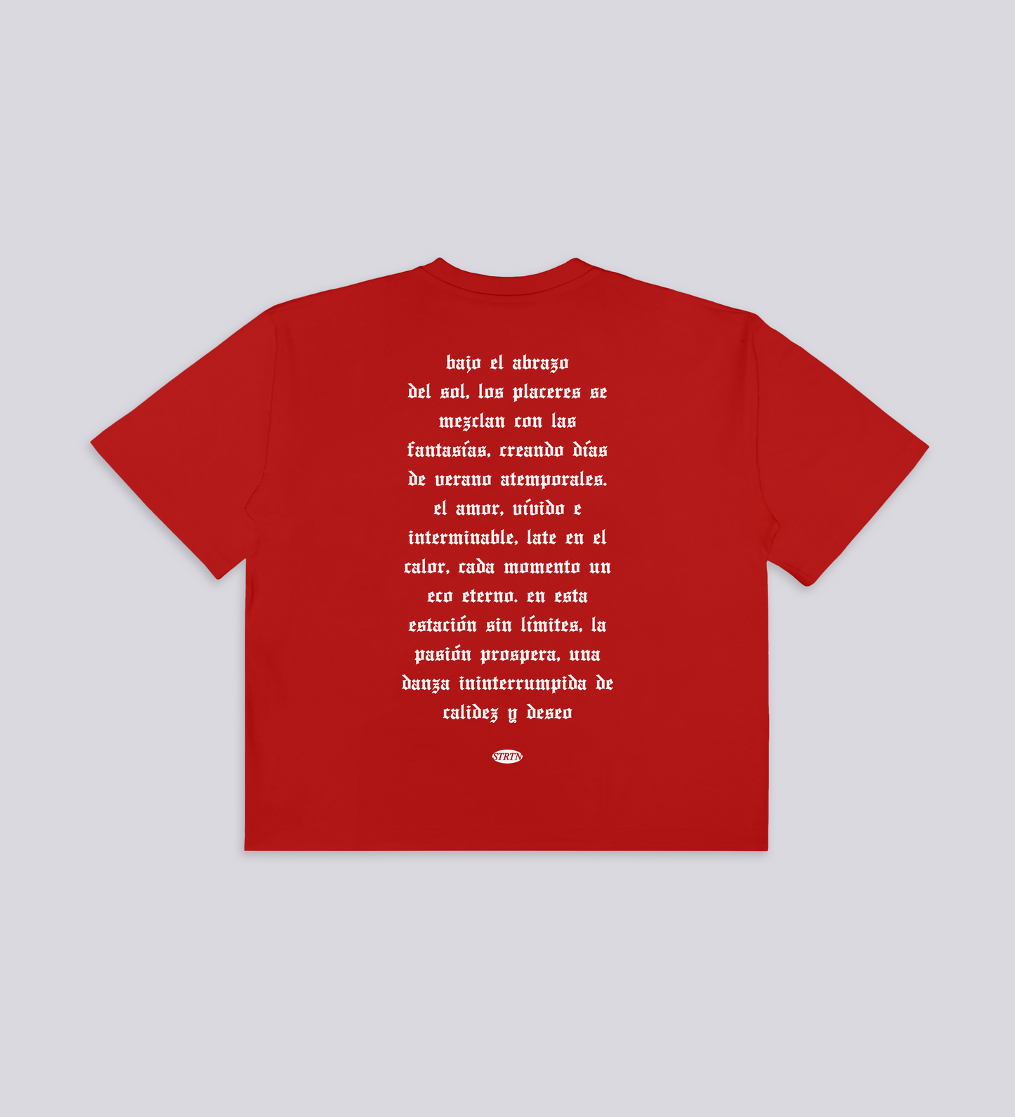 DESEO BOXY T-SHIRT – Red