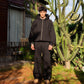 OUTLAW SET ZIP-UP HOODIE - Black