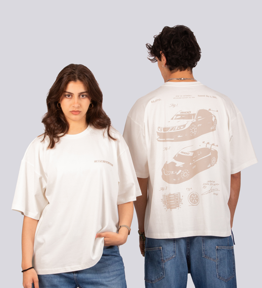 SMGO AUTOMOBILI T-SHIRT – White