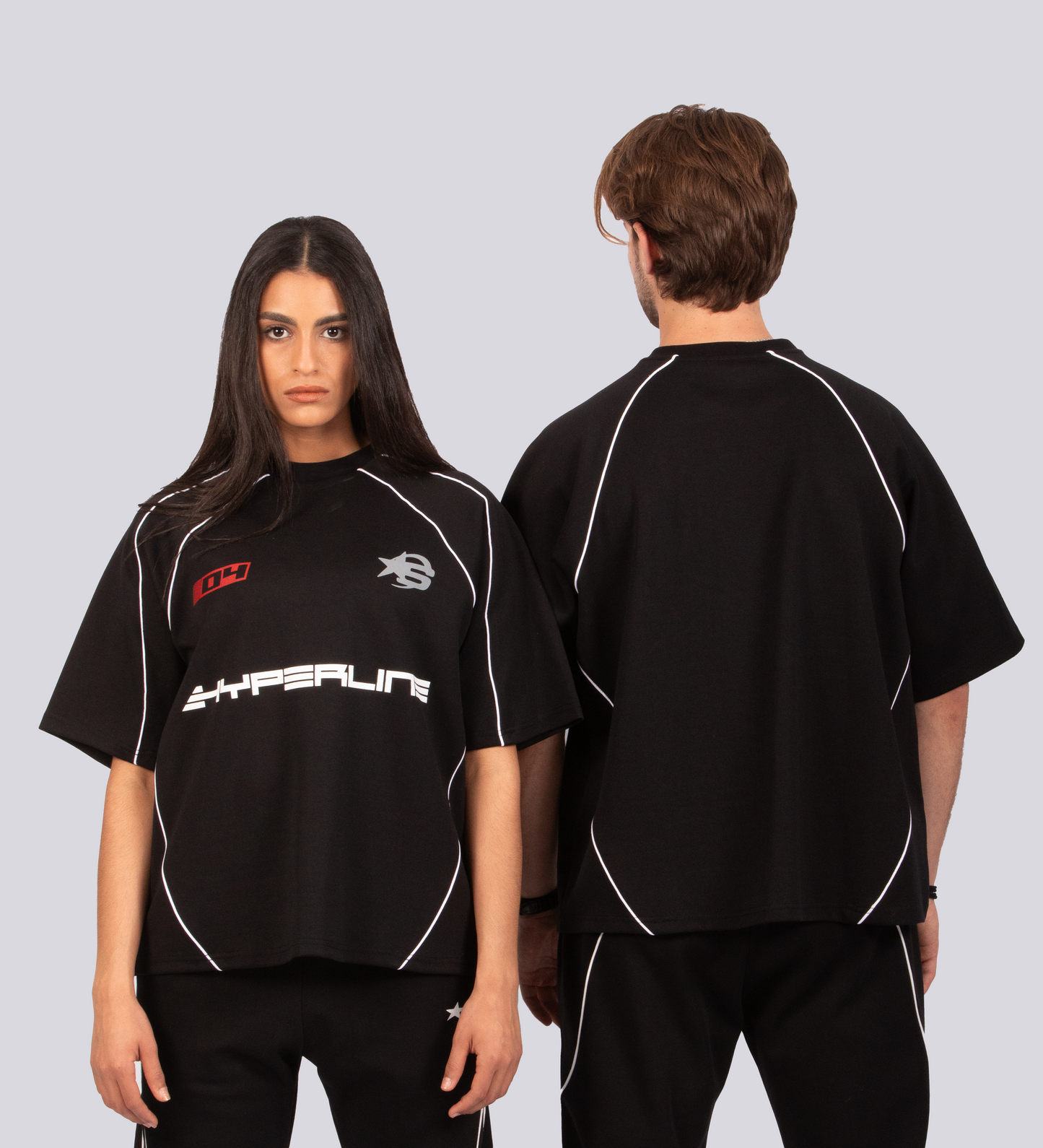 STRTN RACING HEAVYWEIGHT BOXY T-SHIRT – Black