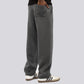 OPEN LEG HEAVYWEIGHT JOGGERS – Dark Heather Gray