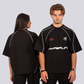 STRTN RACING HEAVYWEIGHT BOXY T-SHIRT – Black