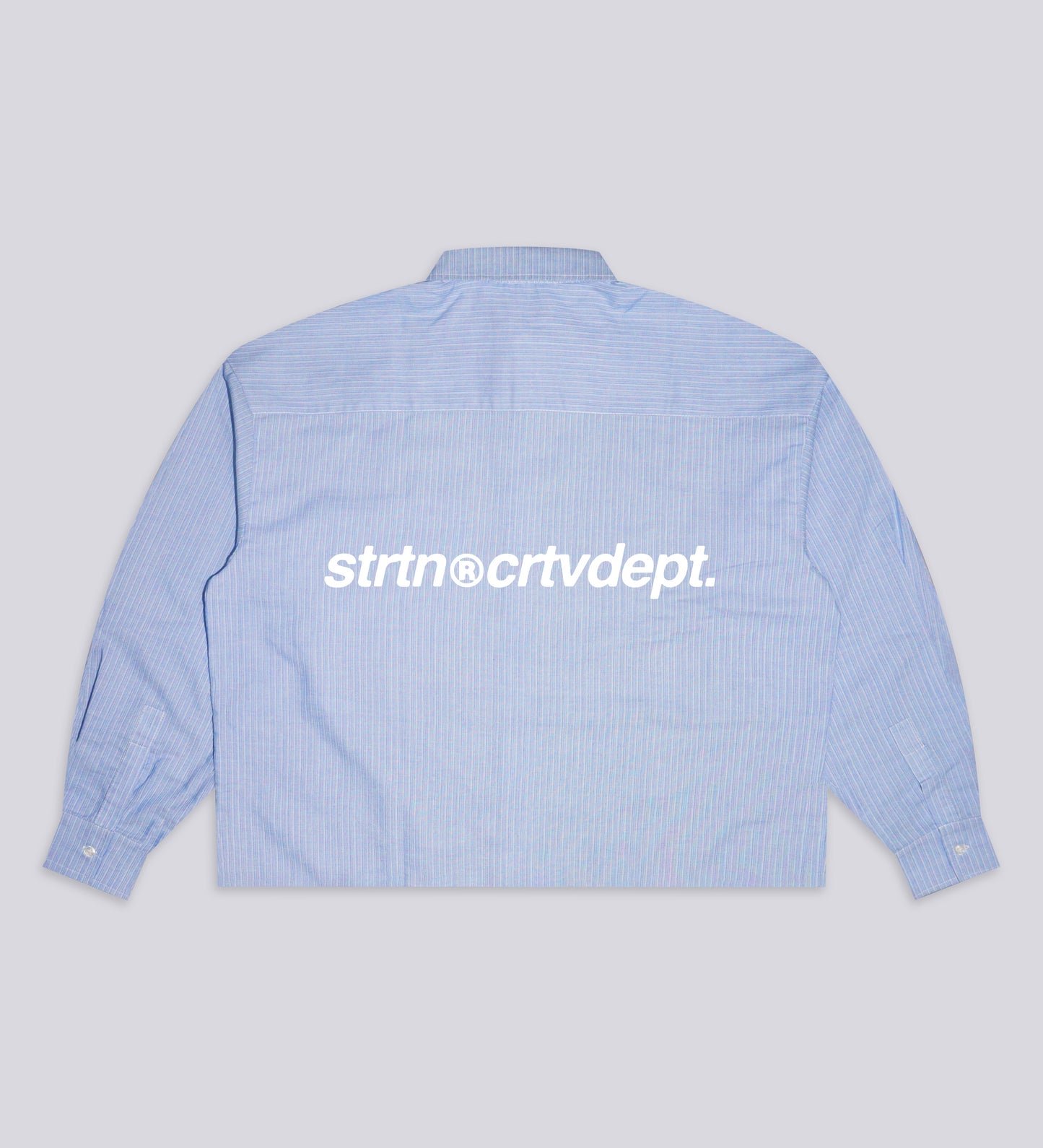 CRTV DEPT. STRIPED LONG SLEEVE POPLIN SHIRT