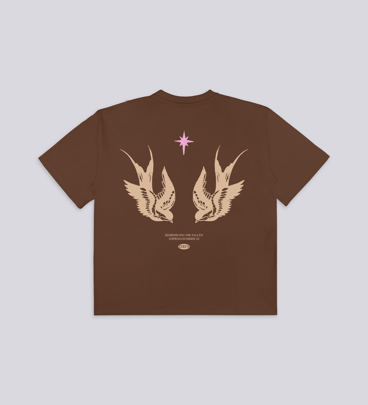 REMINISCING THE FALLEN T-SHIRT – Brown