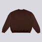 PLEASURE OVER MATTER CREWNECK – Dark Brown