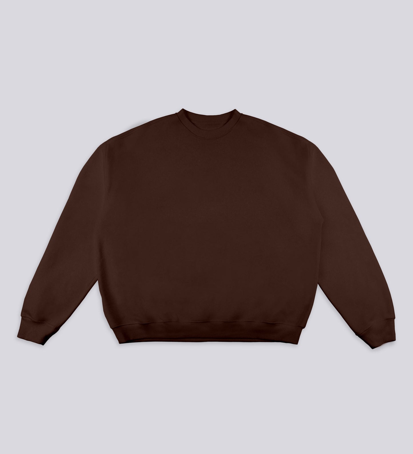 PLEASURE OVER MATTER CREWNECK – Dark Brown