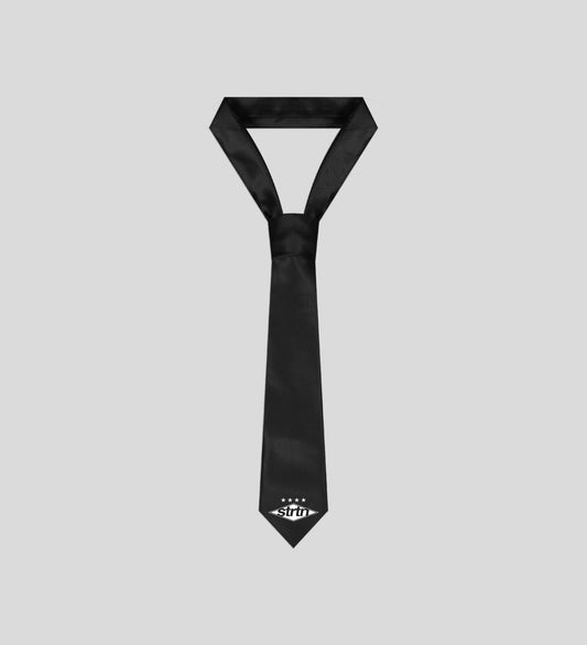 CRTV. DEPT PRINTED TIE – Black