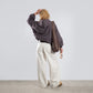 WOMEN'S LOOSE CANVAS PANTS – Off White