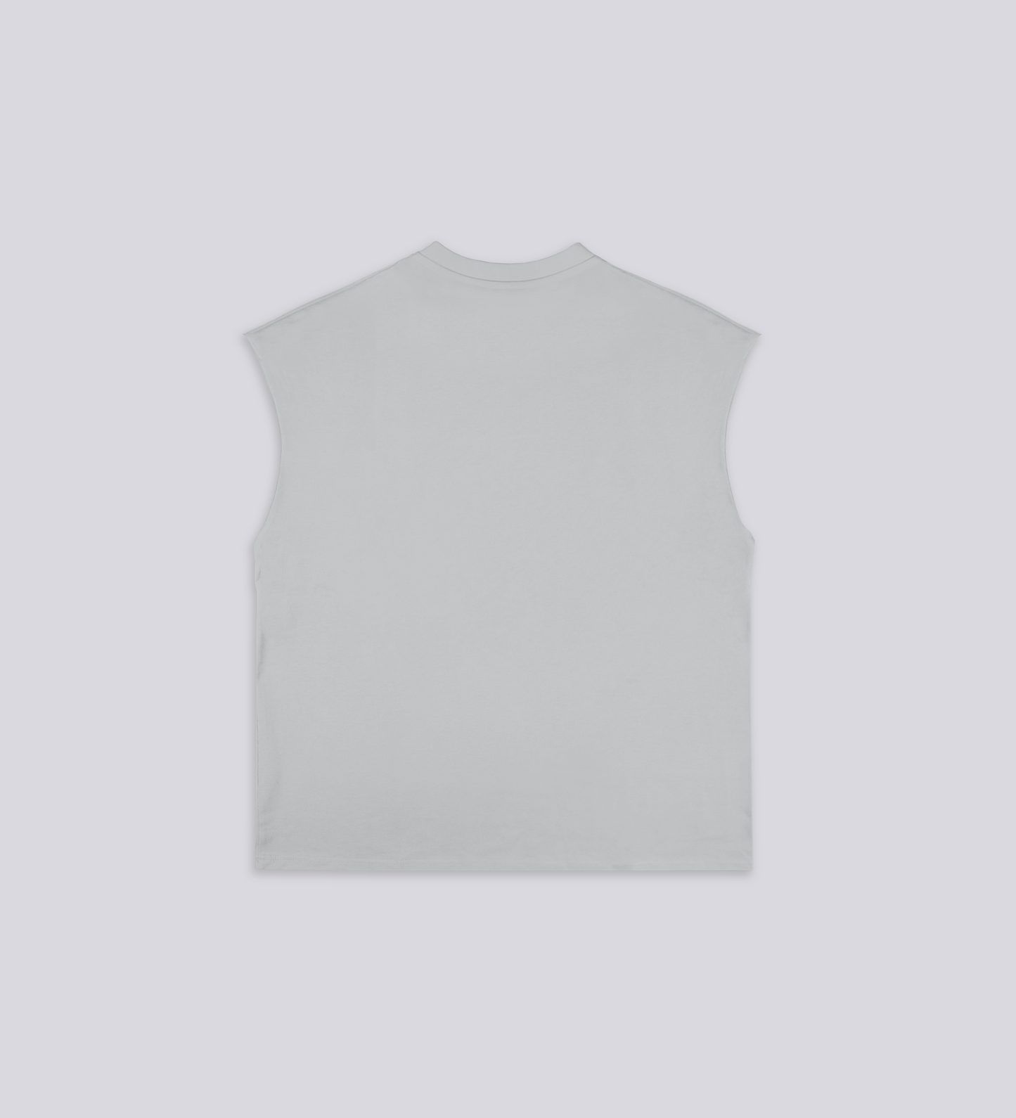 CULT SUPPLY SLEEVELESS T-SHIRT – Gray (Upcycled Fabric)