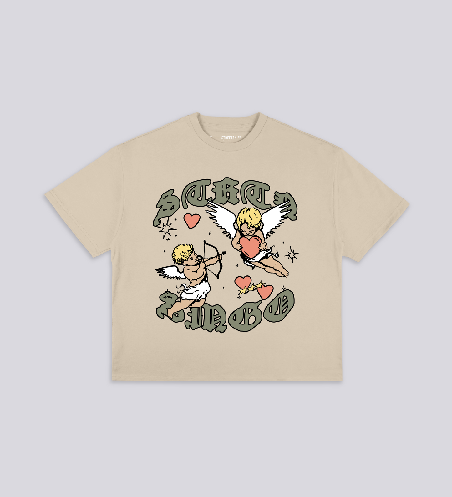 HEAVEN LOVE STORY V2 HEAVYWEIGHT T-SHIRT – Cream