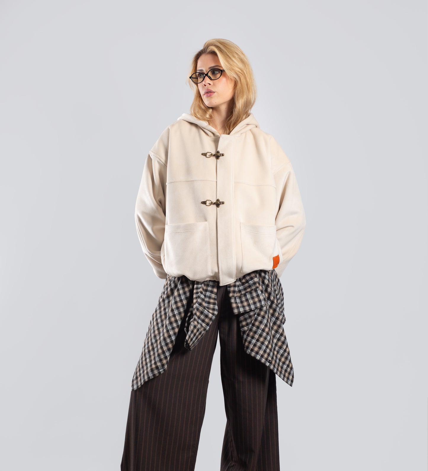 WOMEN'S FIREMAN CLASP SOFT-TECH JACKET – Cream